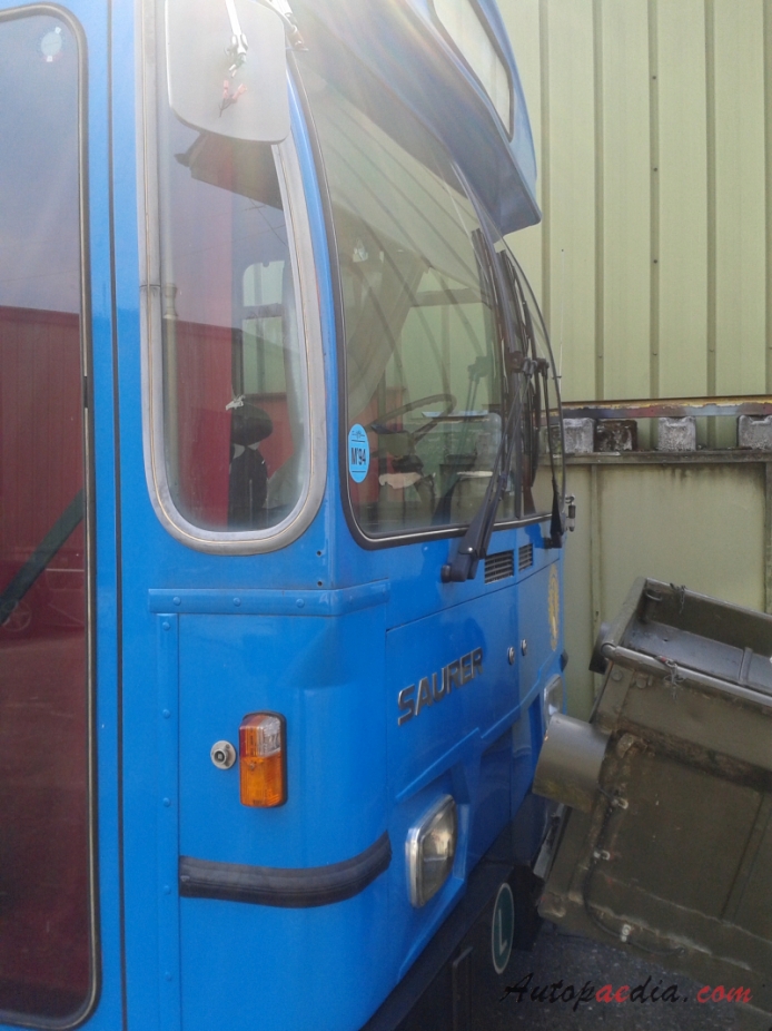 Saurer type SH 1976-1984 (Saurer SH 560-25 Ramseier and Jenser city bus 2d), front view