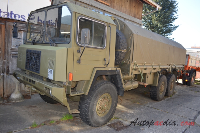 Saurer 10 DM 1983-1987 (SB9 6x6 pojazd wojskowy), lewy przód