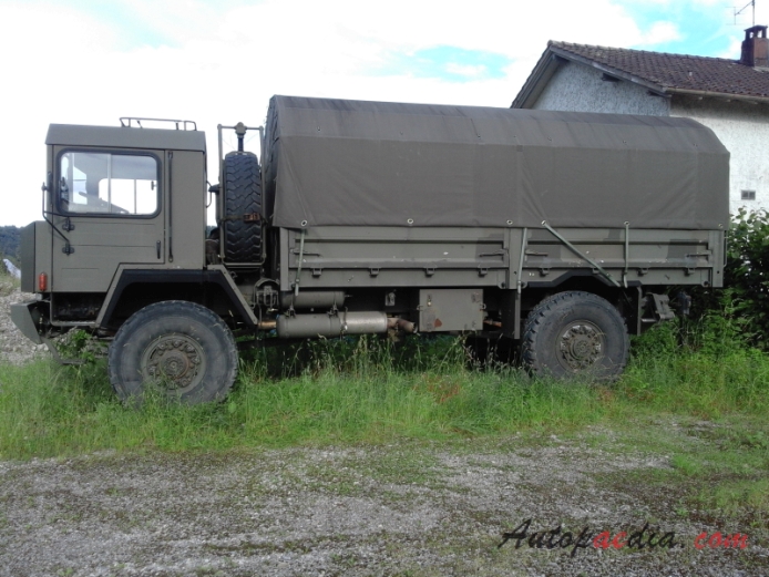 Saurer 6 DM 1983-1987 (4x4 military truck), left side view