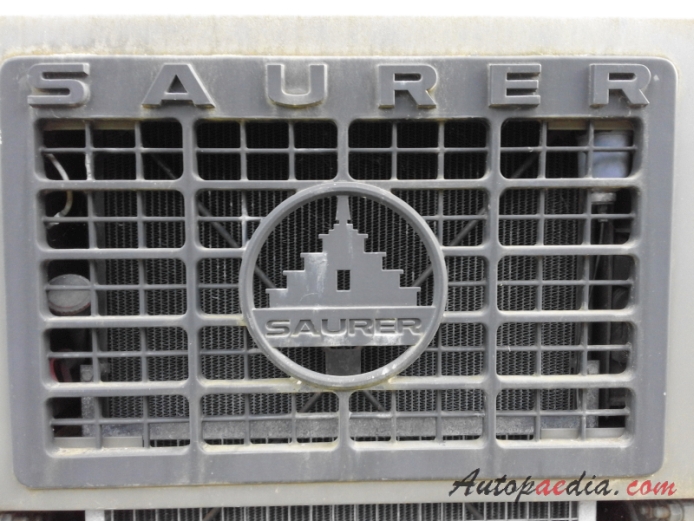 Saurer 6 DM 1983-1987 (4x4 military truck), front emblem  