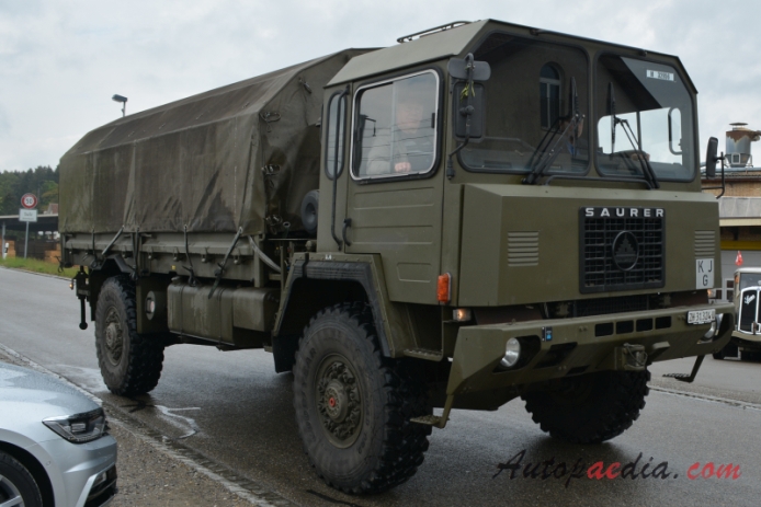 Saurer 6 DM 1983-1987 (M32956 KJG 4x4 military truck), right front view