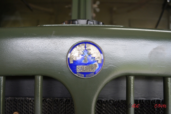 Saurer M6 1940-1946 (1942 6x6 military truck), front emblem  