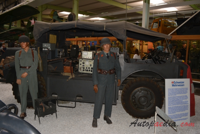 Saurer MH4 1945-1955 (1952 M 15008 pojazd wojskowy), prawy bok
