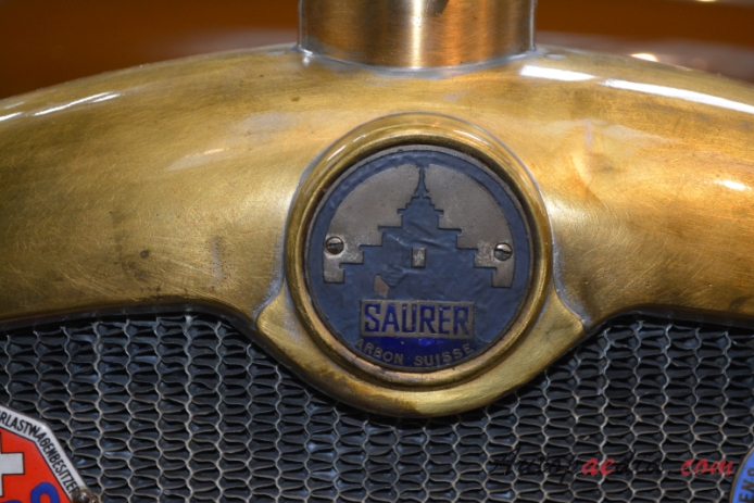 Saurer type A 1920-1933 (1929 Saurer 5ADD flatbed truck), front emblem  