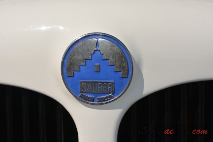 Saurer type C 1934-1965 (1958 Saurer L2C box truck), front emblem  