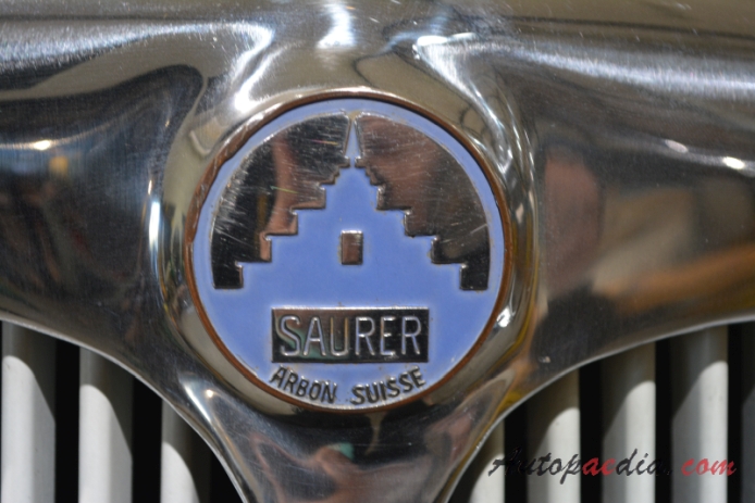 Saurer typ C 1934-1965 (1959 Saurer SV2C Eberhard wywrotka), emblemat przód 