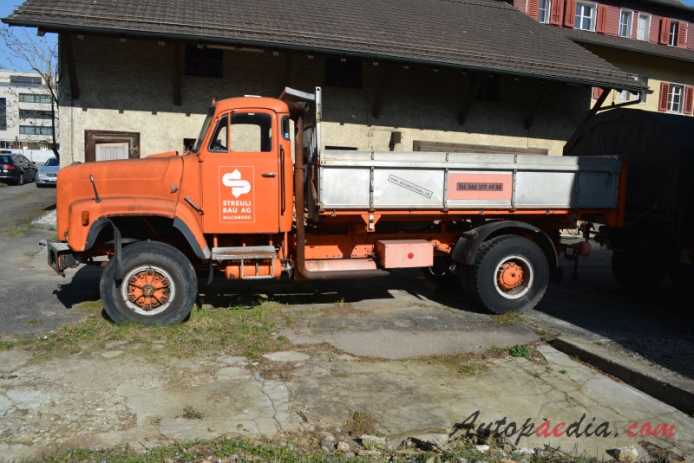 Saurer type D 1959-1983 (1974-1983 Saurer D290 Streuli Bau AG 4x2 dump truck), left side view