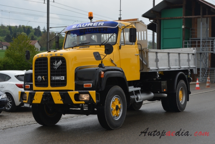 Saurer type D 1959-1983 (1978-1983 Saurer D290B 4x2 dump truck), front view