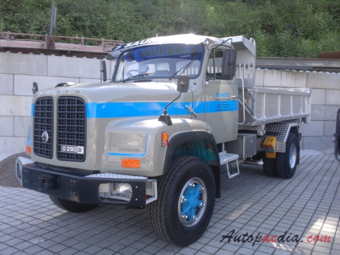 Saurer type D 1959-1983 (1978-1983 Saurer D290B Knecht Schwaderloch 4x2 dump truck), left front view
