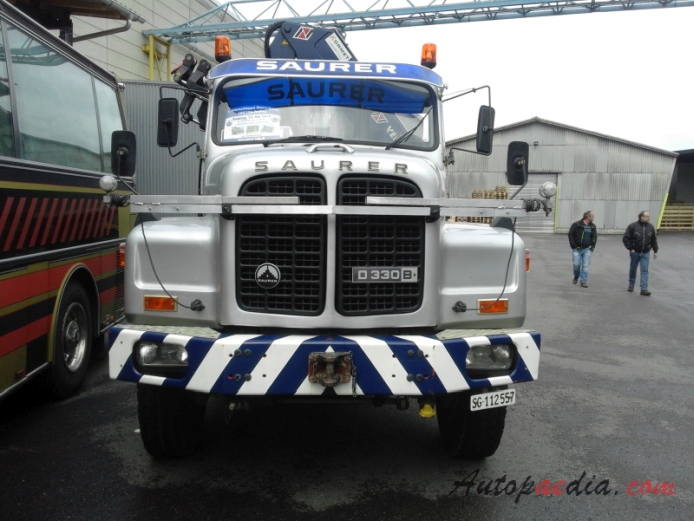 Saurer type D 1959-1983 (1978-1983 Saurer D330B Kundenmaurer Niederbüren 4x4 dump truck), front view