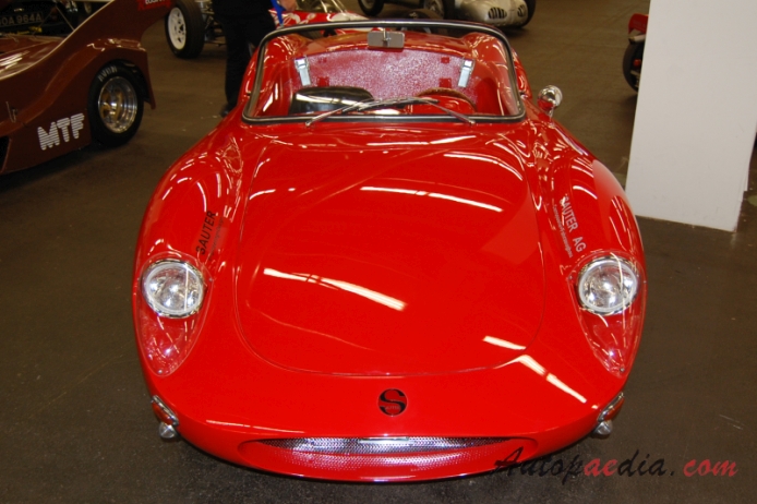Sauter Spezial Rennwagen 1947-1965 (1956 Sauter Spezial Renault 850ccm auto wyścigowe), przód