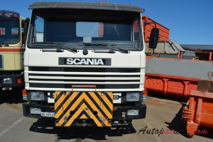 Scania 1980-1989 (Scania 2-series/GPRT) (Scania 93M 280 roll off dumpster), front view