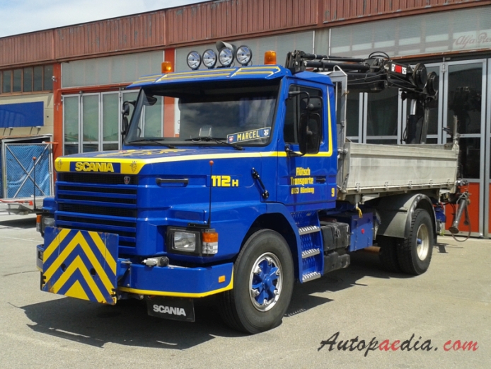 Scania 1980-1989 (Scania 2-series/GPRT) (Scania T 112H dump truck), left front view