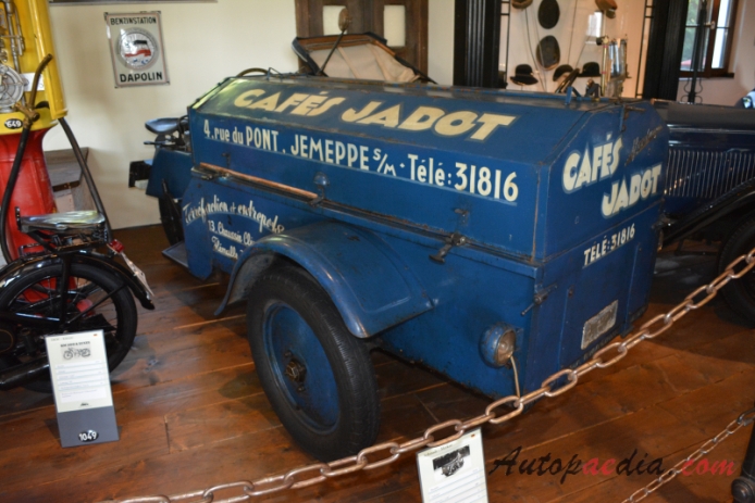 Schmidt-Merkur Speedwagon 1928 (transporter), prawy przód