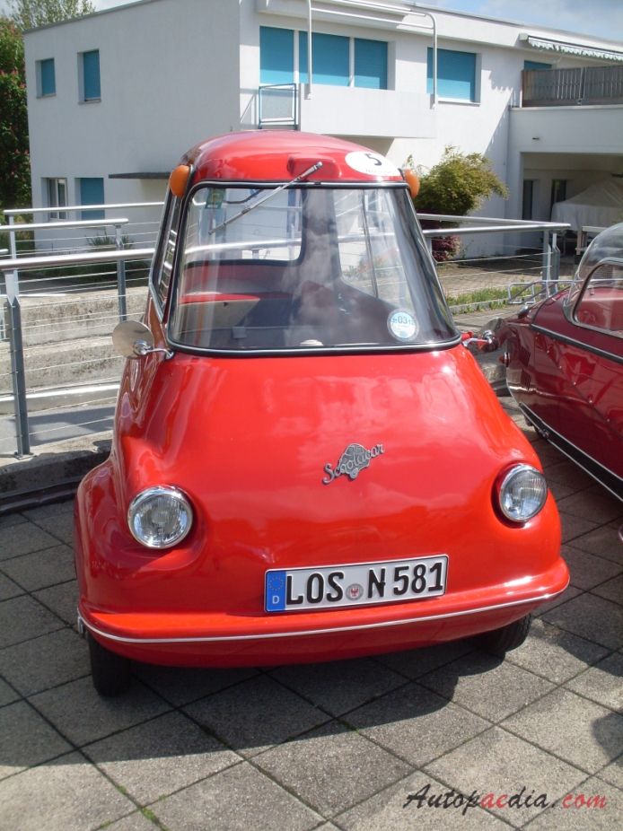 Scootacar 1957-1964 (1960 MkI microcar), przód