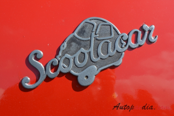 Scootacar 1957-1964 (1960 MkI microcar), emblemat przód 