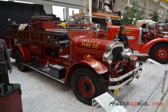 Seagrave nieznany model 1929 (wóz strażacki), prawy przód