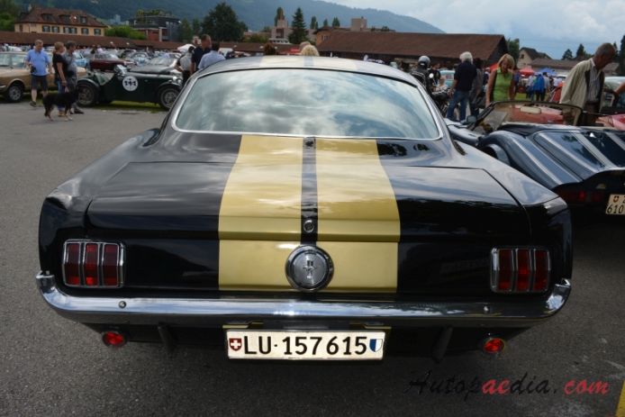 Shelby Mustang 1965-1970 (1966 GT 350-H fastback 2d), tył