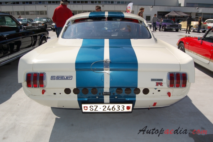 Shelby Mustang 1965-1970 (1966 GT 350R fastback 2d), rear view