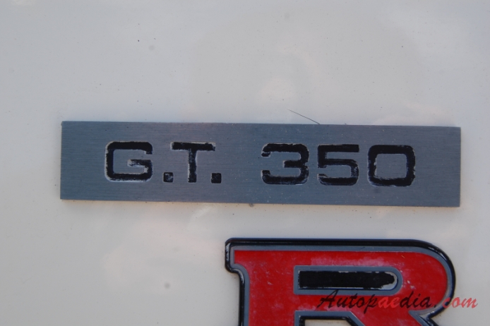 Shelby Mustang 1965-1970 (1966 GT 350R fastback 2d), emblemat tył 