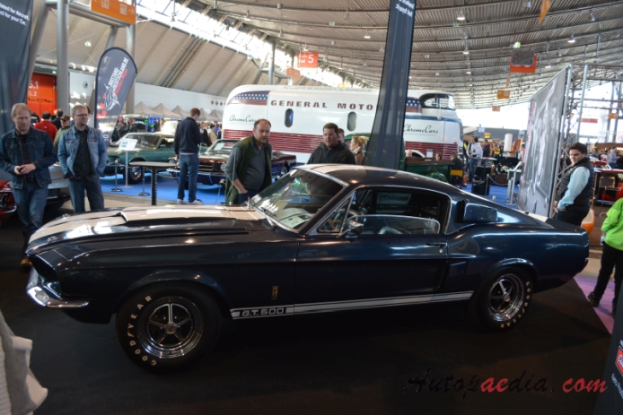 Shelby Mustang 1965-1970 (1967 GT 500 fastback 2d), left side view