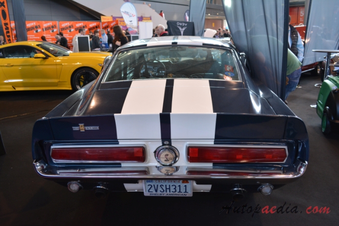 Shelby Mustang 1965-1970 (1967 GT 500 fastback 2d), rear view