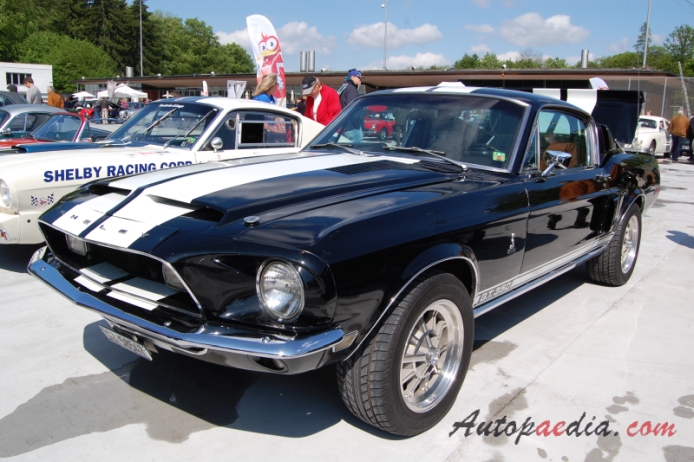 Shelby Mustang 1965-1970 (1968 Cobra GT 350 fastback 2d), left front view