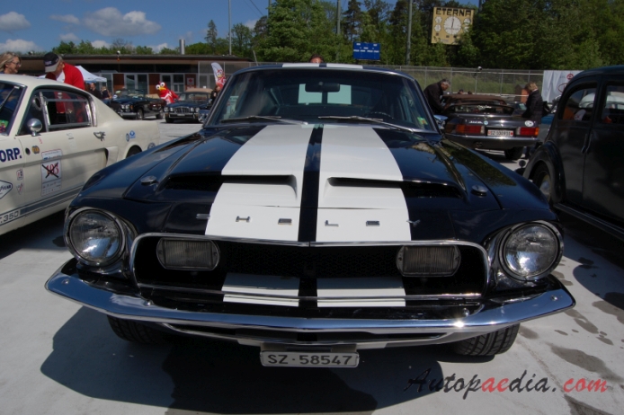 Shelby Mustang 1965-1970 (1968 Cobra GT 350 fastback 2d), front view