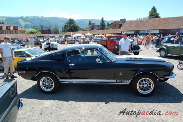 Shelby Mustang 1965-1970 (1968 Cobra GT 350 fastback 2d), right side view