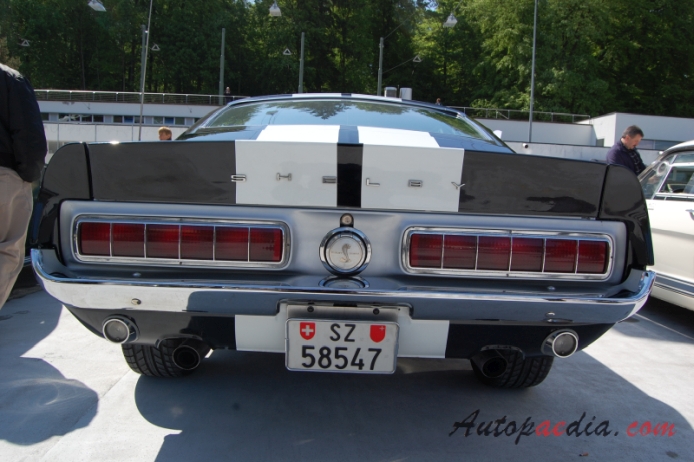 Shelby Mustang 1965-1970 (1968 Cobra GT 350 fastback 2d), rear view