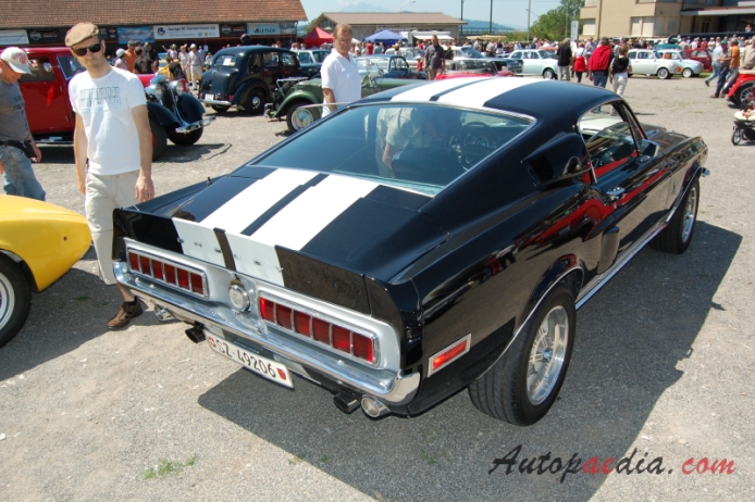 Shelby Mustang 1965-1970 (1968 Cobra GT 350 fastback 2d), right rear view