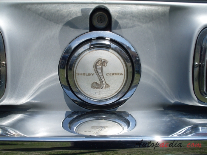 Shelby Mustang 1965-1970 (1968 Cobra GT 350 fastback 2d), rear emblem  