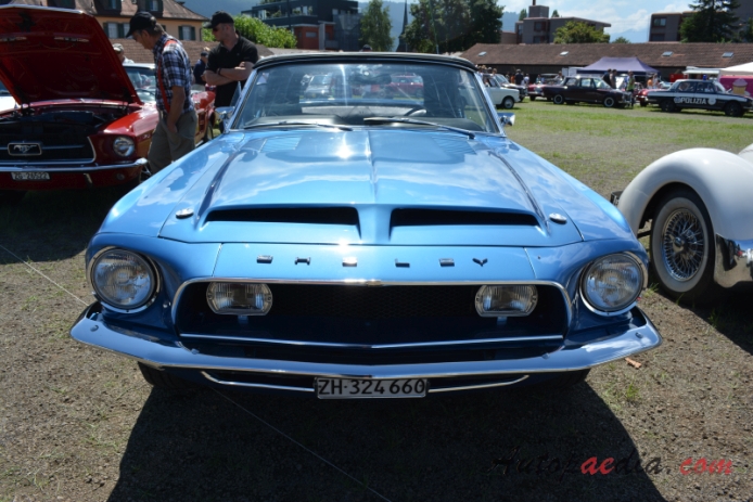 Shelby Mustang 1965-1970 (1968 Cobra GT 500-KR convertible 2d), front view