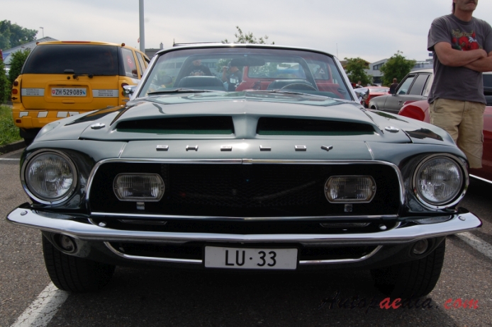 Shelby Mustang 1965-1970 (1968 Cobra GT 500 convertible 2d), front view