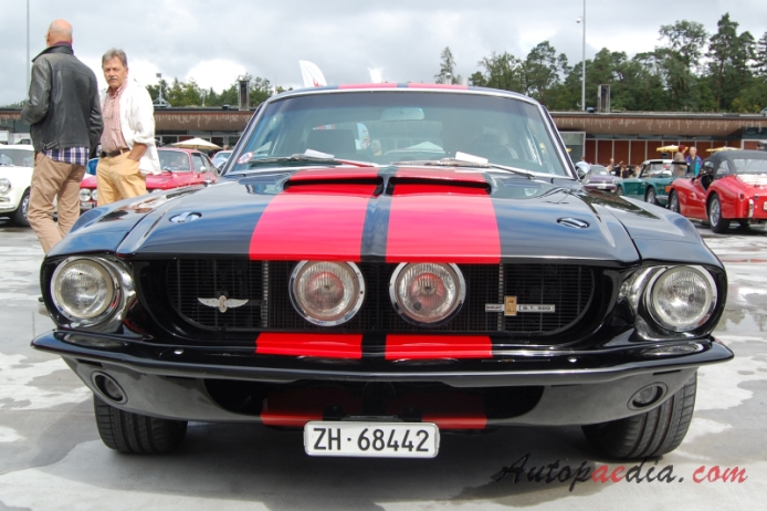 Shelby Mustang 1965-1970 (1968 Cobra GT 500 fastback 2d), front view