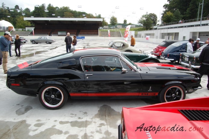 Shelby Mustang 1965-1970 (1968 Cobra GT 500 fastback 2d), right side view