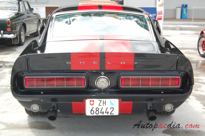 Shelby Mustang 1965-1970 (1968 Cobra GT 500 fastback 2d), tył