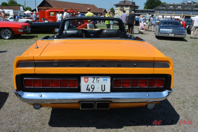 Shelby Mustang 1965-1970 (1969 GT 350 convertible 2d), rear view