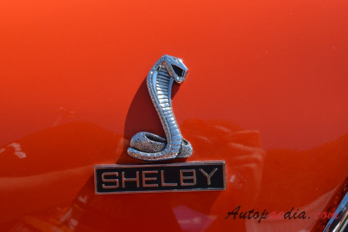 Shelby Mustang 1965-1970 (1970 GT 350 fastback 2d), emblemat bok 