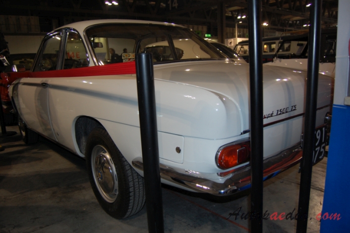 Siata 1500 TS 1961-1965 (1964 Coupé 2d),  left rear view
