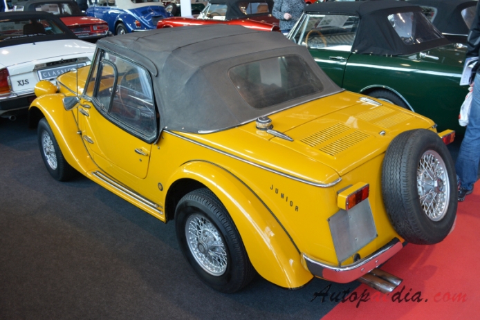 Siata 850 Spring 1967-1970 (1970),  left rear view
