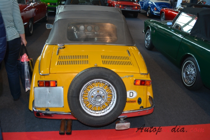 Siata 850 Spring 1967-1970 (1970), rear view