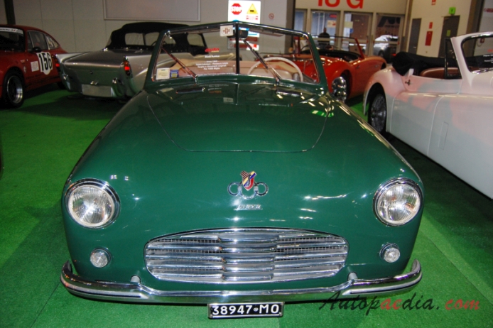 Siata Amica 1948-1952 (1949 spider 2d), front view