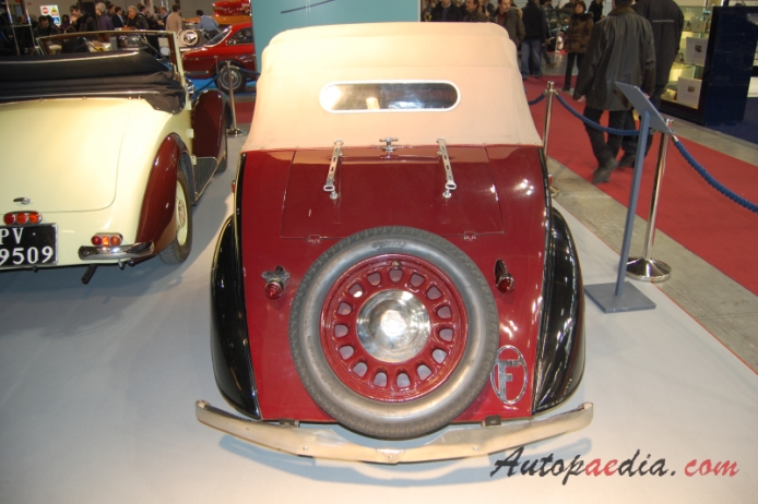 Simca-Fiat 6 CV 1932-1937 (1933 Simca Balilla spider 2d), tył