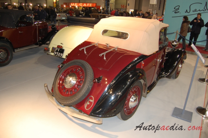 Simca-Fiat 6 CV 1932-1937 (1933 Simca Balilla spider 2d), right rear view