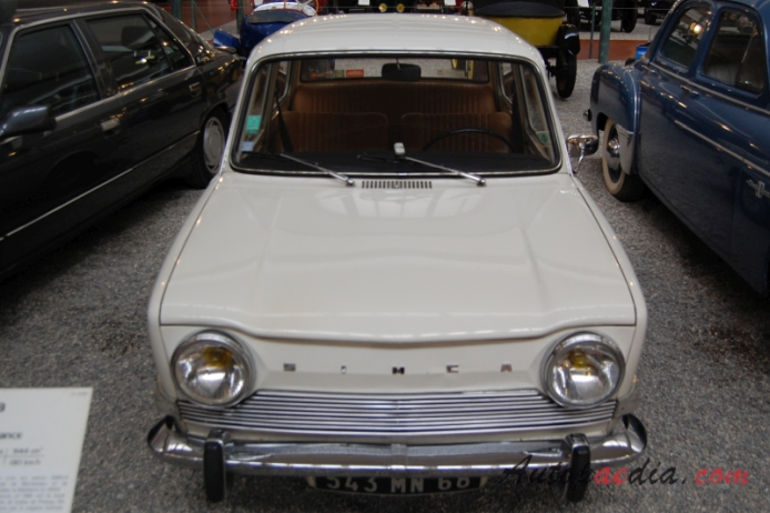 Simca 1000 1961-1978 (1969 berlina 4d), przód