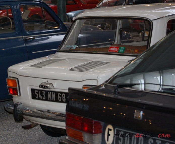 Simca 1000 1961-1978 (1969 berlina 4d), rear view