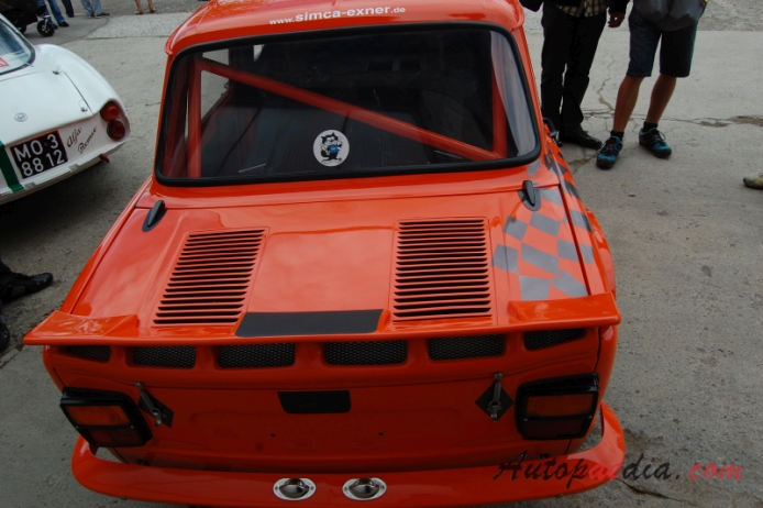 Simca 1000 1961-1978 (1975 Rallye 2 sedan 4d), rear view