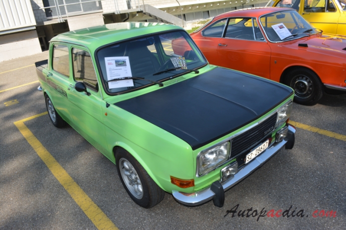 Simca 1000 1961-1978 (1977 1294ccm Rallye 2 sedan 4d), prawy przód