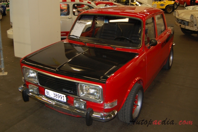 Simca 1000 1961-1978 (1977 Rallye 2 sedan 4d), lewy przód